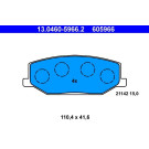 13.0460-5966.2 Bremsbelagsatz, Scheibenbremse
