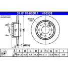 24.0110-0308.1 Bremsscheibe 24.0110-0308.1 Bremsscheibe