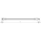 Metzger | Bremsschlauch | 4110227