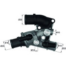 Mahle | Thermostat, Kühlmittel | TI 120 80D