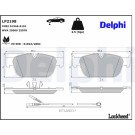 Delphi | Bremsbelagsatz, Scheibenbremse | LP2198