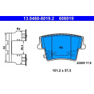 ATE 13.0460-8019.2 Bremsbelagsatz, Scheibenbremse ATE 13.0460-8019.2 Bremsbelagsatz, Scheibenbremse