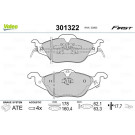 Valeo | Bremsbelagsatz, Scheibenbremse | 301322
