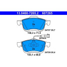 13.0460-7265.2 Bremsbelagsatz, Scheibenbremse