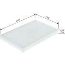 BOSCH 1 987 432 258 Innenraumfilter BOSCH 1 987 432 258 Innenraumfilter