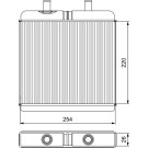 811539 Wärmetauscher, Innenraumheizung 811539 Wärmetauscher, Innenraumheizung
