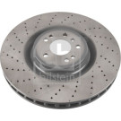 febi bilstein | 2 x FEBI Bremsscheibe | 107711