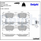 Delphi | Bremsbelagsatz, Scheibenbremse | LP1553 Delphi | Bremsbelagsatz, Scheibenbremse | LP1553