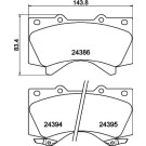 Hella Pagid | Bremsbelagsatz, Scheibenbremse | 8DB 355 013-151