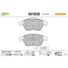 Valeo Bremsbelagsatz, Scheibenbremse ESSENTIAL 301635