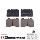 21153.175.1 Bremsbelagsatz, Scheibenbremse