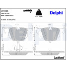 Delphi | Bremsbelagsatz, Scheibenbremse | LP2256