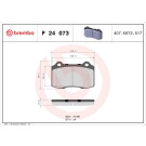 Brembo | Bremsbelagsatz, Scheibenbremse | P 24 073