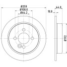 Hella | Bremsscheibe | 8DD 355 115-261