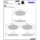 Delphi Bremsbelagsatz, Scheibenbremse LP1963 Delphi Bremsbelagsatz, Scheibenbremse LP1963