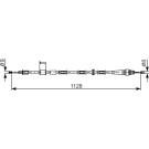 1 987 482 363 Seilzug, Feststellbremse 1 987 482 363 Seilzug, Feststellbremse