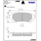 Delphi Bremsbelagsatz, Scheibenbremse LP2196