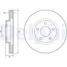 Delphi | Bremsscheibe | BG4562C
