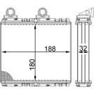 Mahle | Wärmetauscher, Innenraumheizung | AH 222 000S
