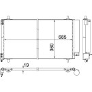 Mahle | Kondensator, Klimaanlage | AC 592 000S