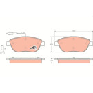 GDB1483 Bremsbelagsatz, Scheibenbremse COTEC