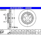 24.0122-0230.1 Bremsscheibe
