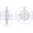 Delphi | Bremsscheibe | BG9843