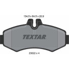 Textar | Bremsbelagsatz, Scheibenbremse | 2302201