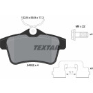 Textar Bremsbelagsatz, Scheibenbremse Q+ 2492201 Textar Bremsbelagsatz, Scheibenbremse Q+ 2492201