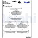 Delphi | Bremsbelagsatz, Scheibenbremse | LP2700