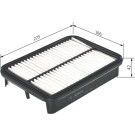 BOSCH 1 457 433 784 Luftfilter