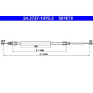 24.3727-1070.2 Seilzug, Feststellbremse 24.3727-1070.2 Seilzug, Feststellbremse