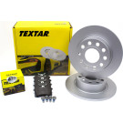 TEXTAR Bremsscheibe 92120903 Ø253 + 2355402 Beläge für SEAT VW SKODA AUDI LEON SC ALTEA GOLF TEXTAR Bremsscheibe 92120903 Ø253 + 2355402 Beläge für SEAT VW SKODA AUDI LEON SC ALTEA GOLF