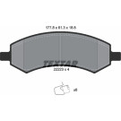 Textar | Bremsbelagsatz, Scheibenbremse | 2222301