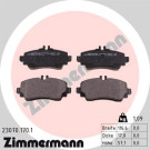 Zimmermann | Bremsbelagsatz, Scheibenbremse | 23070.170.1