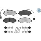 Meyle Bremsbelagsatz, Scheibenbremse MEYLE-PD: Advanced performance and design 025 244 6619-1/PD