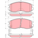 GDB3133 Bremsbelagsatz, Scheibenbremse