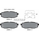 Textar | Bremsbelagsatz, Scheibenbremse | 2485401