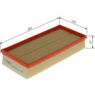 BOSCH F 026 400 450 Luftfilter