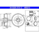 24.0220-3721.2 Bremstrommel