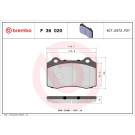 Brembo | Bremsbelagsatz, Scheibenbremse | P 36 020
