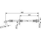BOSCH | Bremsschlauch | 1 987 476 989