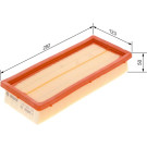 BOSCH 1 457 433 316 Luftfilter