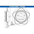 ATE Bremsscheibe PowerDisc 24.0322-0209.1