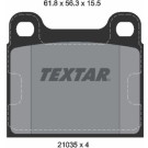 Textar | Bremsbelagsatz, Scheibenbremse | 2103501