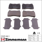 Zimmermann Bremsbelagsatz, Scheibenbremse 23325.160.1