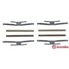 Brembo A 02 293 Zubehörsatz, Scheibenbremsbelag PRIME LINE