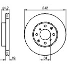 BOSCH | Bremsscheibe | 0 986 478 503