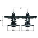 Mahle | Thermostat, Kühlmittel | TX 32 71D