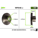 Valeo | Bremsscheibe | 187048